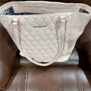 Vera Bradley light pink Quilted Tote